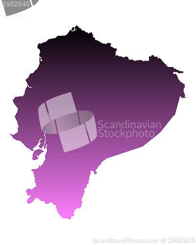 Image of Map of Ecuador
