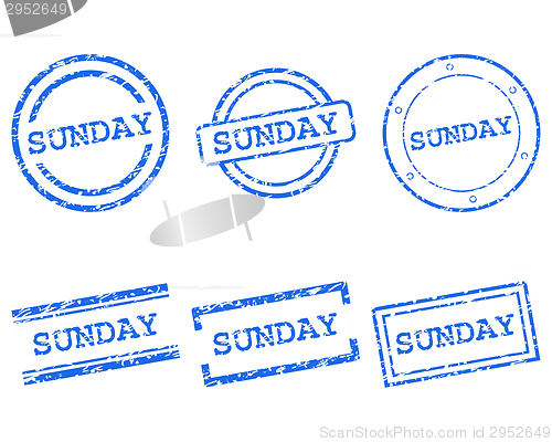 Image of Sunday stamps