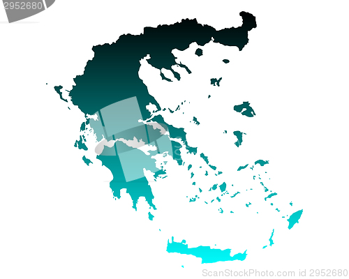 Image of Map of Greece