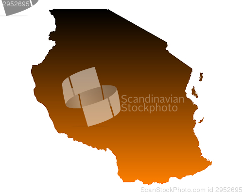 Image of Map of Tanzania