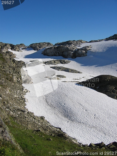 Image of Snow on mountain