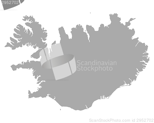 Image of Map of Iceland