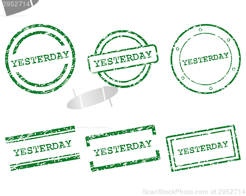 Image of Yesterday stamps