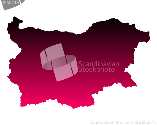 Image of Map of Bulgaria