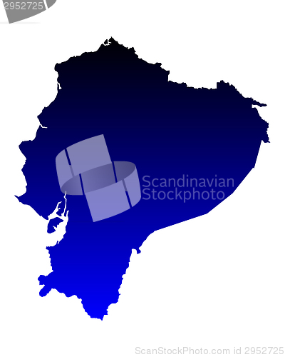 Image of Map of Ecuador