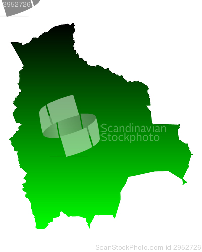 Image of Map of Bolivia