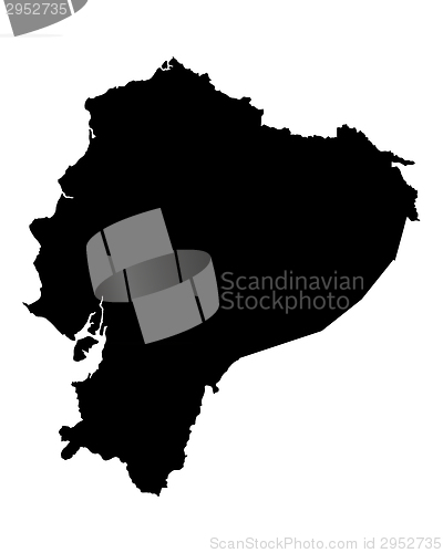 Image of Map of Ecuador