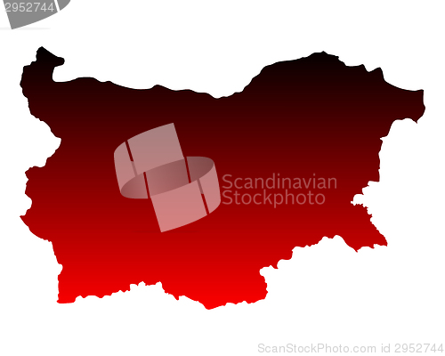 Image of Map of Bulgaria