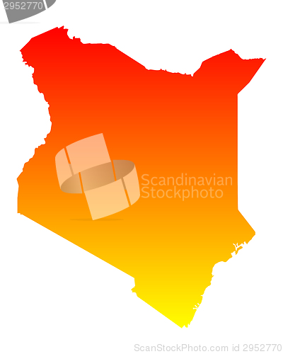 Image of Map of Kenya