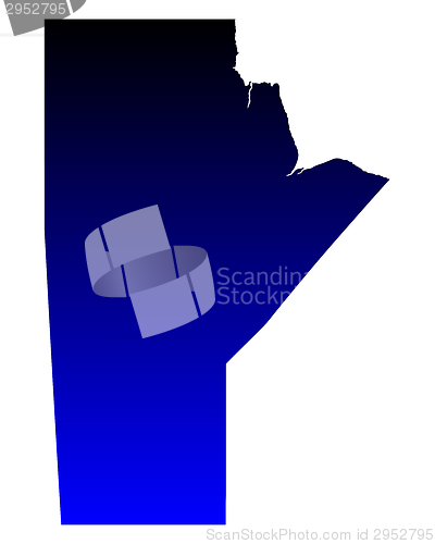 Image of Map of Manitoba