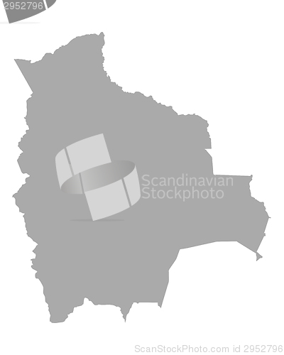Image of Map of Bolivia