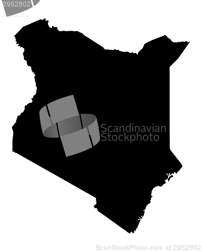 Image of Map of Kenya