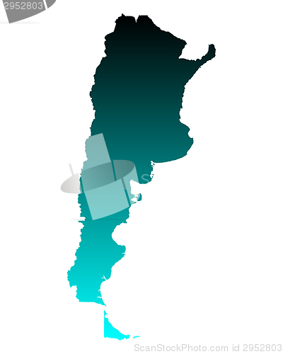 Image of Map of Argentina