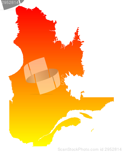 Image of Map of Quebec