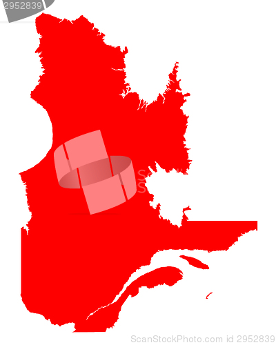 Image of Map of Quebec