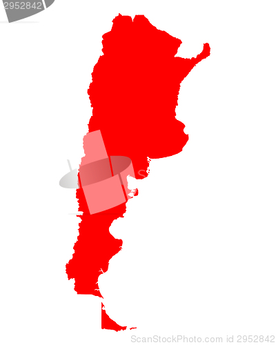Image of Map of Argentina