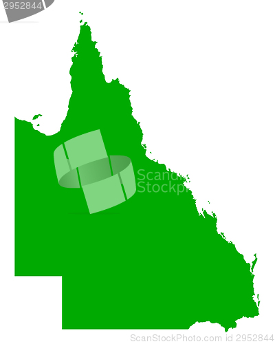 Image of Map of Queensland