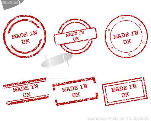 Image of Made in UK stamps