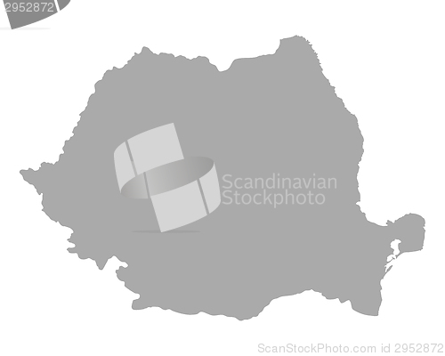 Image of Map of Romania