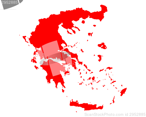 Image of Map of Greece