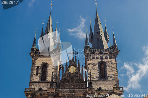 Image of The Church of Mother of God in front of Týn