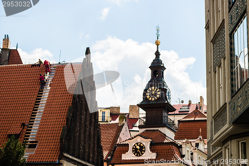 Image of Red rooftops of Prague