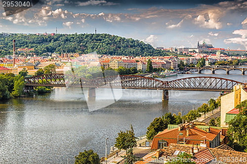 Image of View of Prague and Vltava