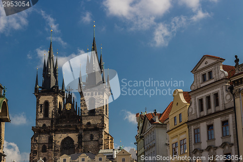 Image of The Church of Mother of God in front of Týn