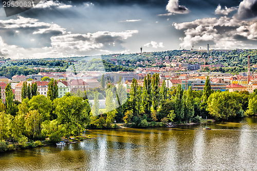 Image of View of Prague and Vltava
