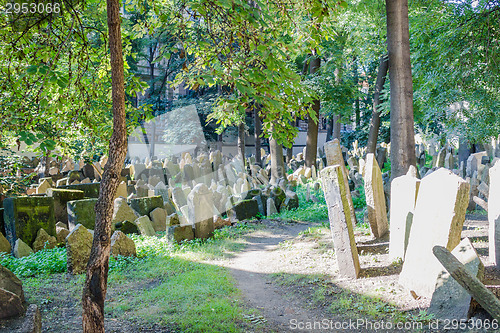 Image of Old Jewish Cemetery in Prague