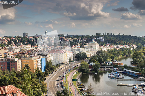 Image of View of Prague and Vltava