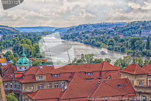 Image of View of Prague and Vltava