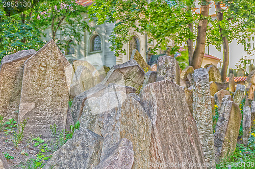 Image of Old Jewish Cemetery in Prague