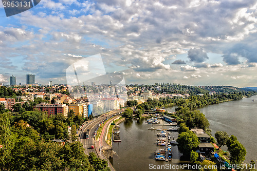 Image of View of Prague and Vltava