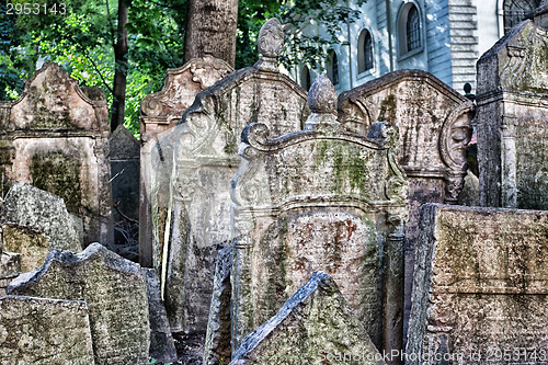 Image of Old Jewish Cemetery in Prague