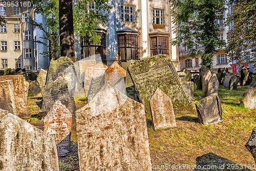 Image of Old Jewish Cemetery in Prague
