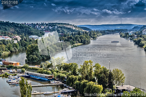 Image of View of Prague and Vltava