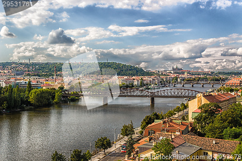 Image of View of Prague and Vltava