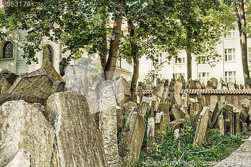 Image of Old Jewish Cemetery in Prague