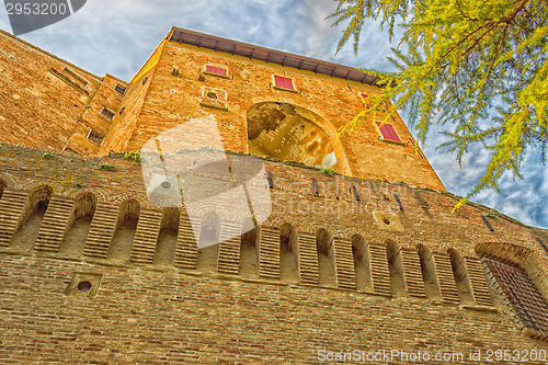 Image of Medieval brick walls