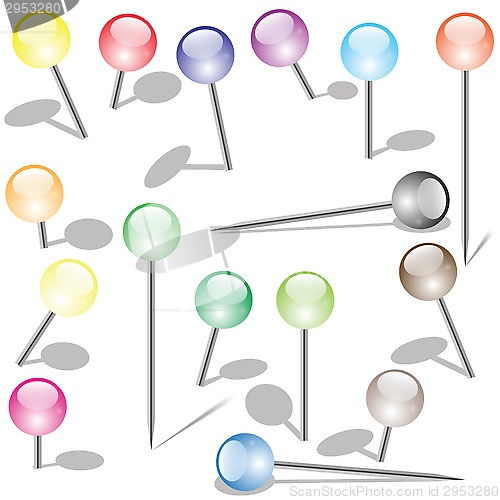 Image of set of pins