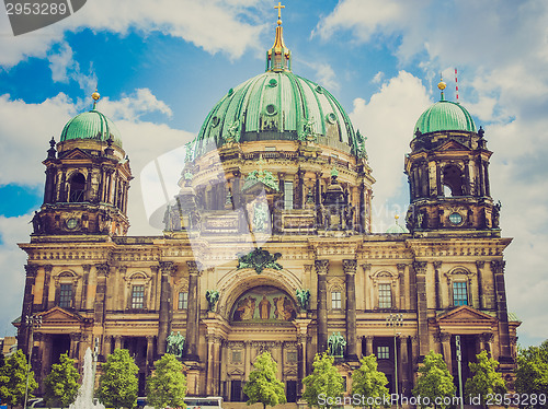 Image of Retro look Berliner Dom