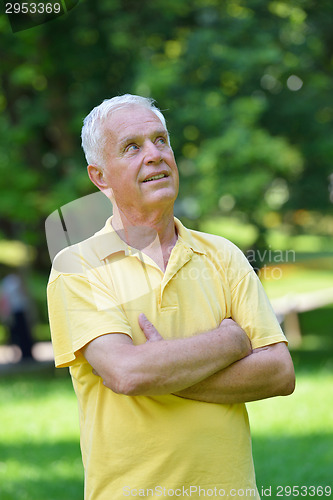 Image of elderly man  portrait