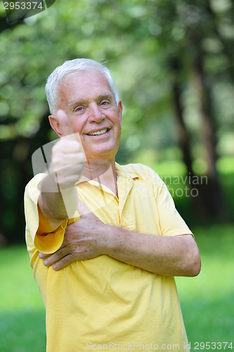Image of elderly man  portrait