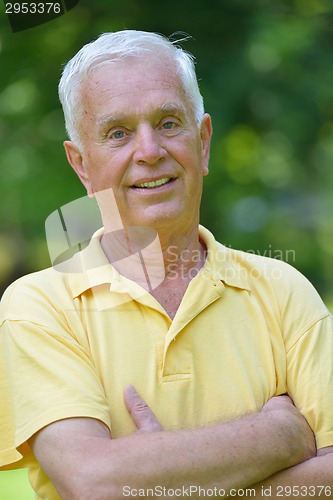 Image of elderly man  portrait