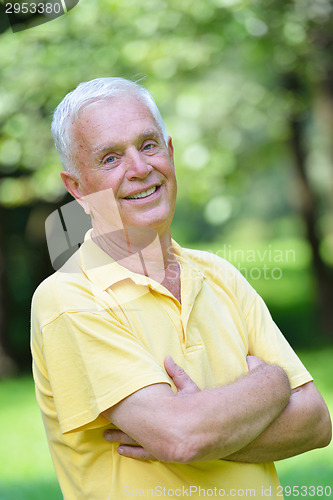 Image of elderly man  portrait