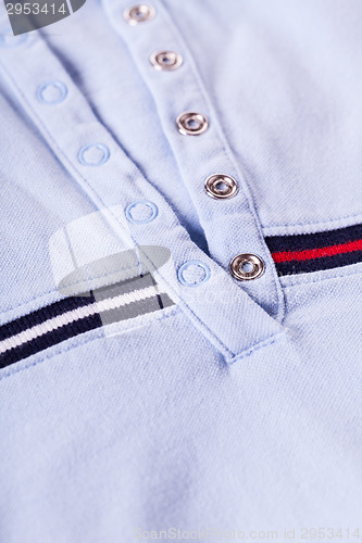 Image of Casual shirt collar and texture detail