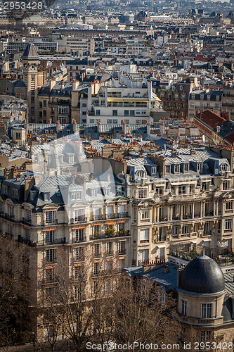 Image of View over the rooftops of Paris
