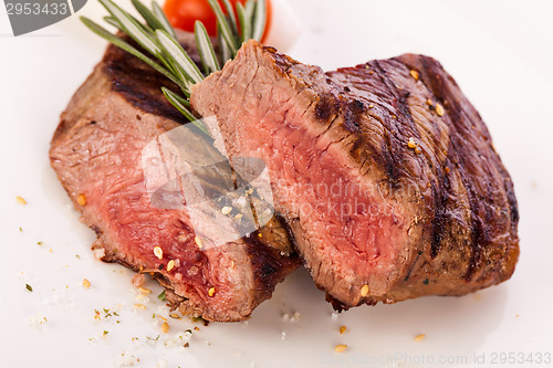 Image of Succulent medium rare beef steak