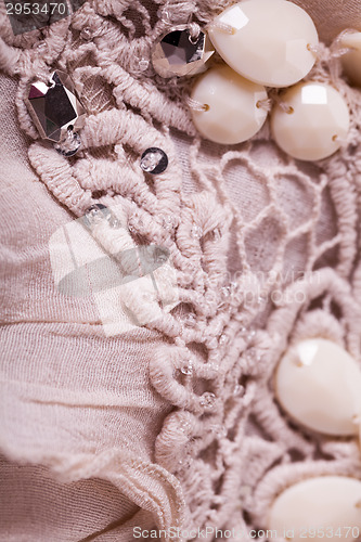 Image of Floral embroidery on a garment